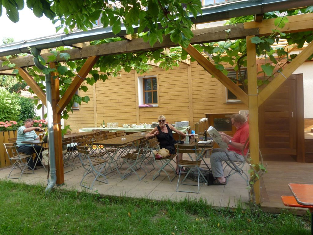 Grillen auf der Terrasse